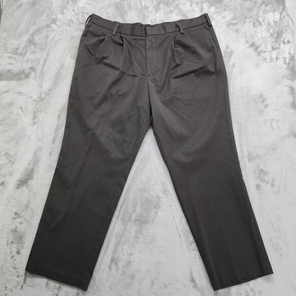Dockers Pants Mens 42 X 30 Gray D3 Signature Classic Fit Pleated Cotton Office - Picture 1 of 14